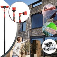 Teleskop-Waschbürste 7m mit Seifendispenser