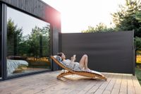 Lifa Garden - Seitenmarkise ausziehbar 160x300cm - Anthrazit