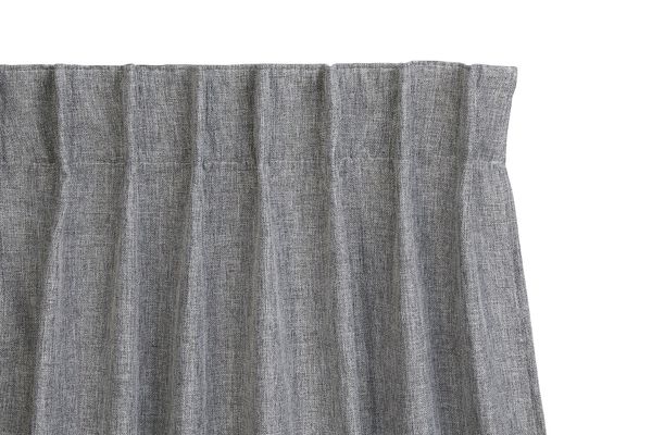 Vorhang - 150 x 260 cm - Haken - Silbergrau