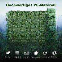 Künstliches Pflanzenwand Hecke