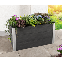 WPC-Gartenpflanzkübel, ca. 100 x 50 x 54 cm