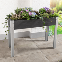 WPC-Gartenpflanzkübel, ca. 100 x 40 x 75 cm