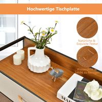 COSTWAY Schubladenschrank Kommode mit Stoffschubladen