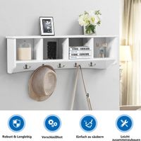 COSTWAY Wandschrank Hängeschrank Holz