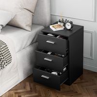 COSTWAY Nachtschrank Holz, Nachttisch für Boxspringbett