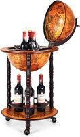 COSTWAY Globusbar Weltkugel, Barwagen Retro