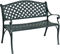 COSTWAY Gartenbank Parkbank Gusseisen