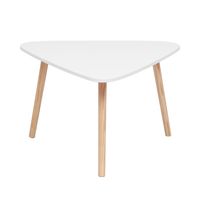 Happy Home Couchtisch aus Holz HWT47-WEI weiß