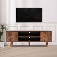Happy Home TV Schrank Sideboard Kommode HWB12-HOL Holz