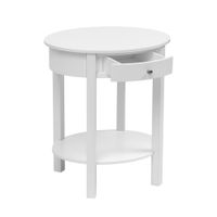 Couchtisch mit 1 Schublade, ca. 60 x 50 x 68 cm - Weiß