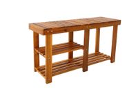 Universal-/Schuhregal Akazienholz 87 x 28 x 45cm