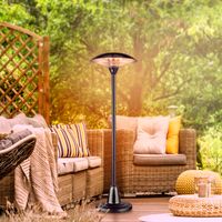 Standheizstrahler GLOW, 1500W/3000W, inkl. Wippschalter, IP34, Outdoor