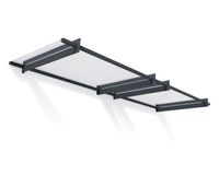 Vordach Nancy  301 x 94 cm Anthrazit