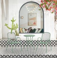 3tlg. Bistro-Set - Grün
