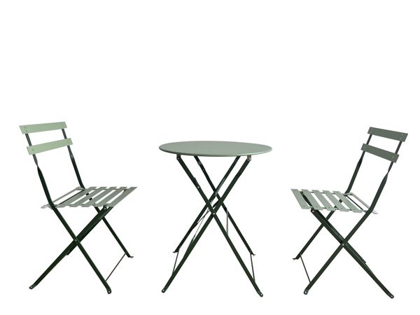 Happy Home Bistro-Set 3 tlg. HGE48-GRN grün