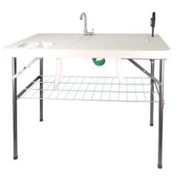 Campingtisch mit zwei Spülbecken