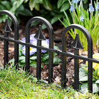 Gartenzaun-Set 10 teilig aus PP, ca. 60 x 31,5 cm