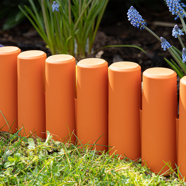 10 teiliges Gartenzaun-Set aus PP, ca. 27,5 x 23,5 cm