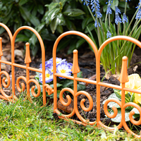 Gartenzaun-Set 10 teilig aus PP, ca. 58 x 33,5 cm