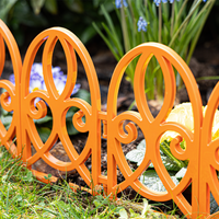 Gartenzaun-Set 10 teilig aus PP, ca. 56 x 29,5 cm