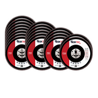 Fächerscheiben BRAUN 125mm Lamellenscheiben Schleifscheiben für Metall &amp; Holz 20er Pack MIX-Set