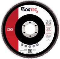 Fächerscheiben BRAUN 125mm Lamellenscheiben Schleifscheiben für Metall &amp; Holz 20er Pack P120