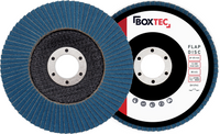 Profi-Fächerscheiben BLAU 125mm INOX Lamellenscheiben Schleifscheiben 20er Pack P60