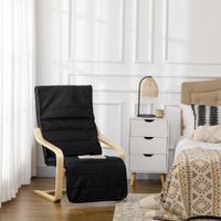 Relaxsessel Schwingstuhl Ruhesessel, Relaxstuhl mit Verstellbarem Fußteil