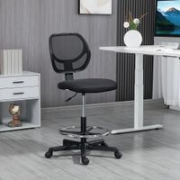 Zeichenstuhl, Ergonomischer Drehstuhl, Höhenverstellbarer Bürostuhl
