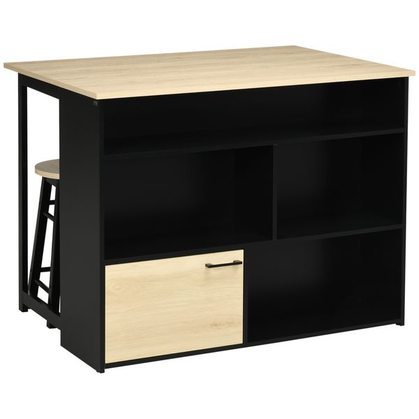 Bartisch mit Barhocker Set 3-TLG. Bartisch Set mit Klappbarer Tischplatte