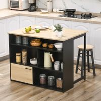 Bartisch mit Barhocker Set 3-TLG. Bartisch Set mit Klappbarer Tischplatte