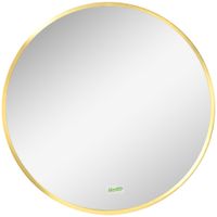 Badspiegel, Badezimmerspiegel, Ø50 cm Wandspiegel für Wohnzimmer, IP44