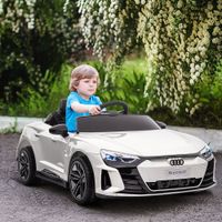 Kinder Elektroauto, Kinderfahrzeug mit Ferbedienung, Kinderauto, Weiß