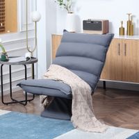 Bodensofa Bodenstuhl mit Verstellbarer Lehne, Drehbarer Meditationsstuhl