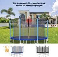 COSTWAY 305cm Trampolin Sicherheitsnetz für Gartentrampoline