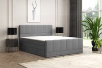 Boxspringbett Dublin mit Bettkasten Taschenfederkern 180x200cm Anthrazit
