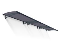 Vordach Aquila 4.5x0.9 solar grau klar