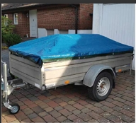 Gewebeplane in verschiedenen Größen - Grün