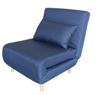 Schlafsessel inkl. Kissen 77 x 90 x 81 cm Blue Jeans