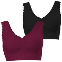 Seamless-BH mit Spitze 2er-Pack