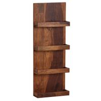 WOHNLING Wandregal Holz Massiv 30x80x10 cm Hängeregal Regal Schweberegal Groß