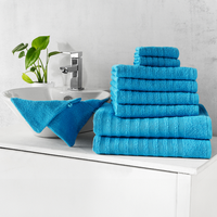XXL-Frottier-Set "Marseille", aqua - 10tlg.