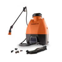 Dual Power Akku-Sprühgerät POWDPG80460 - 20 V Rückenspritze, 6 Bar Druck und 1500 ml/Min. Durchfluss, 16 l Fassungsvermögen, 4 Düsen inklusive, Gartengeräte
