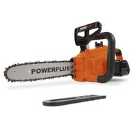 Dual Power Akku Kettensäge POWDPG7570 - kleine elektrische 20V Säge, ohne Akku und Ladegerät, 300 mm Schwert für Einhand Bedienung, automatische Kettenschmierung, Gartengeräte