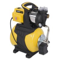 Elektrische Wasserpumpe POWXG9573 - 1000 W Druckwasserpumpe, Maximaltemperatur 35°C und Fördermenge 3500 l/h, Haushaltsgeräte, Wasser-Pumpe für Haushalt
