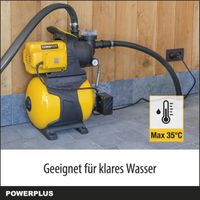Elektrische Wasserpumpe POWXG9571 - 600 W Druckwasserpumpe mit einer maximalen Temperatur von 35°C und einer Fördermenge von 3000 l/h, Haushaltswerkzeug, Wasser-Pumpe für Haushalt