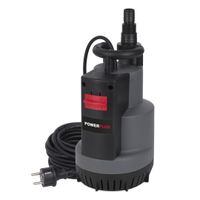 Elektrische Wasserpumpe POWEW67920 - 750 W Tauchpumpe, Maximaltemperatur 35°C und Fördermenge 12.500 l/h, Gartenpumpe, Saugpumpe, Tauchpumpe, Gartengeräte