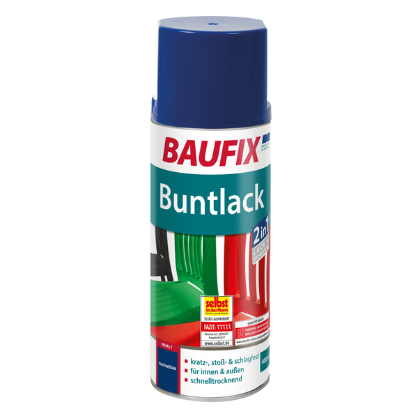Hammerschlaglack 400ml metallblau 6er-Set
