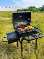 Holzkohlefassgrill - ca. 90 x 70 x 126 cm