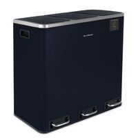 Mülleimer 3 Fächer 54L N°986 Dunkelblau